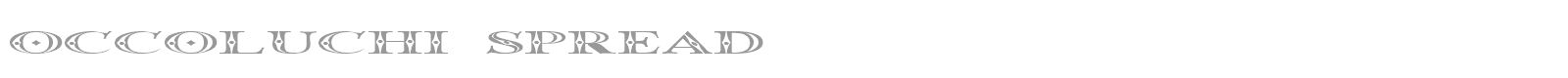 Occoluchi font preview